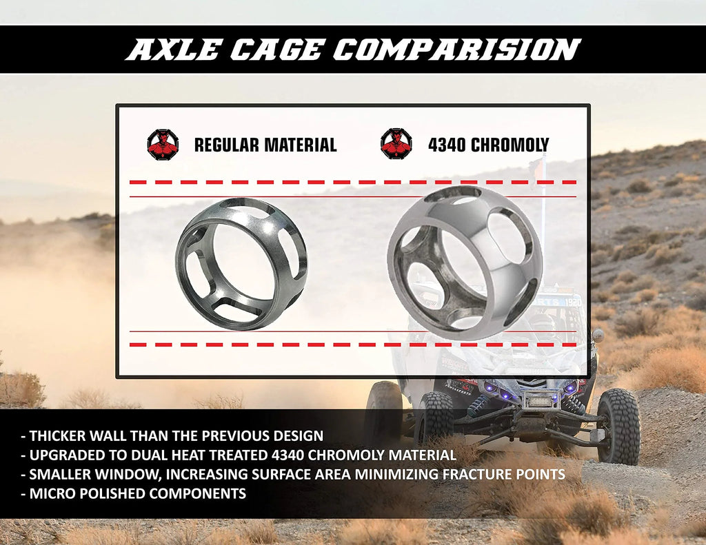 Kit Heat Lift Can Terrain Boot Angles Am Demon Axle Right ATV Renegade/Outlander, Super Kit) Front Degrees Lift Heavy Larger Swing 47 for Reduction, (2006-21) On Unique (4¡±/6¡±(Gen2) Powersports Duty