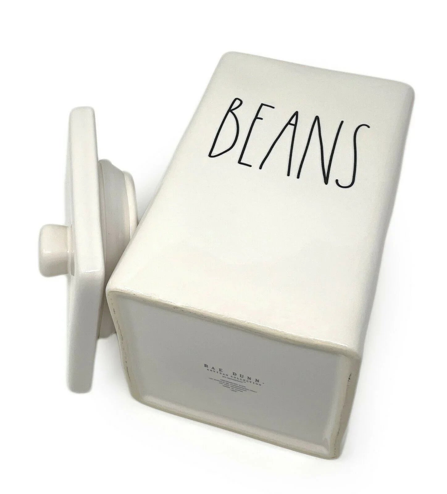 BEANS Rae by Square Letter with LL Ceramic Canister Dunn Magenta Lid