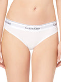 Calvin Small Bikini, Klein Cotton White, Women's Modern