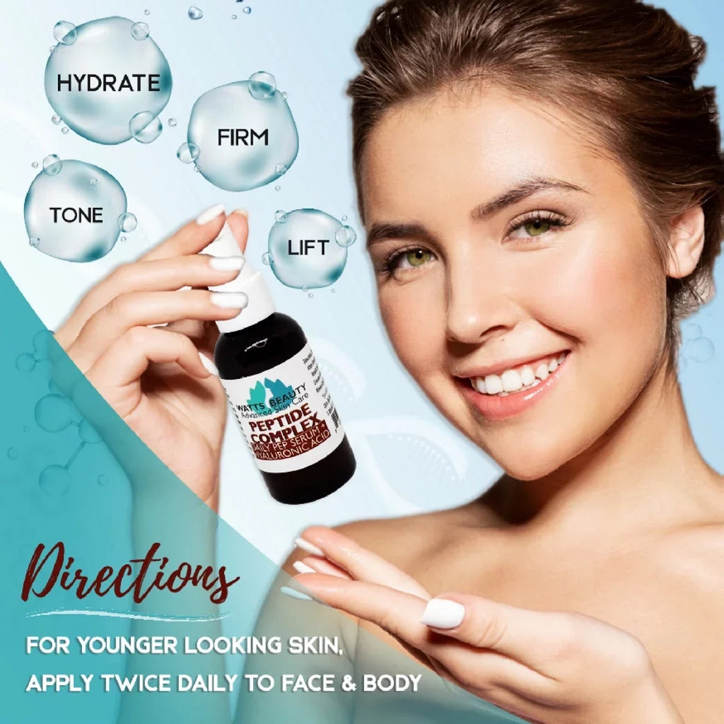 Beauty Peptide Body Serum Face - 4.48 Firming for oz Watts and