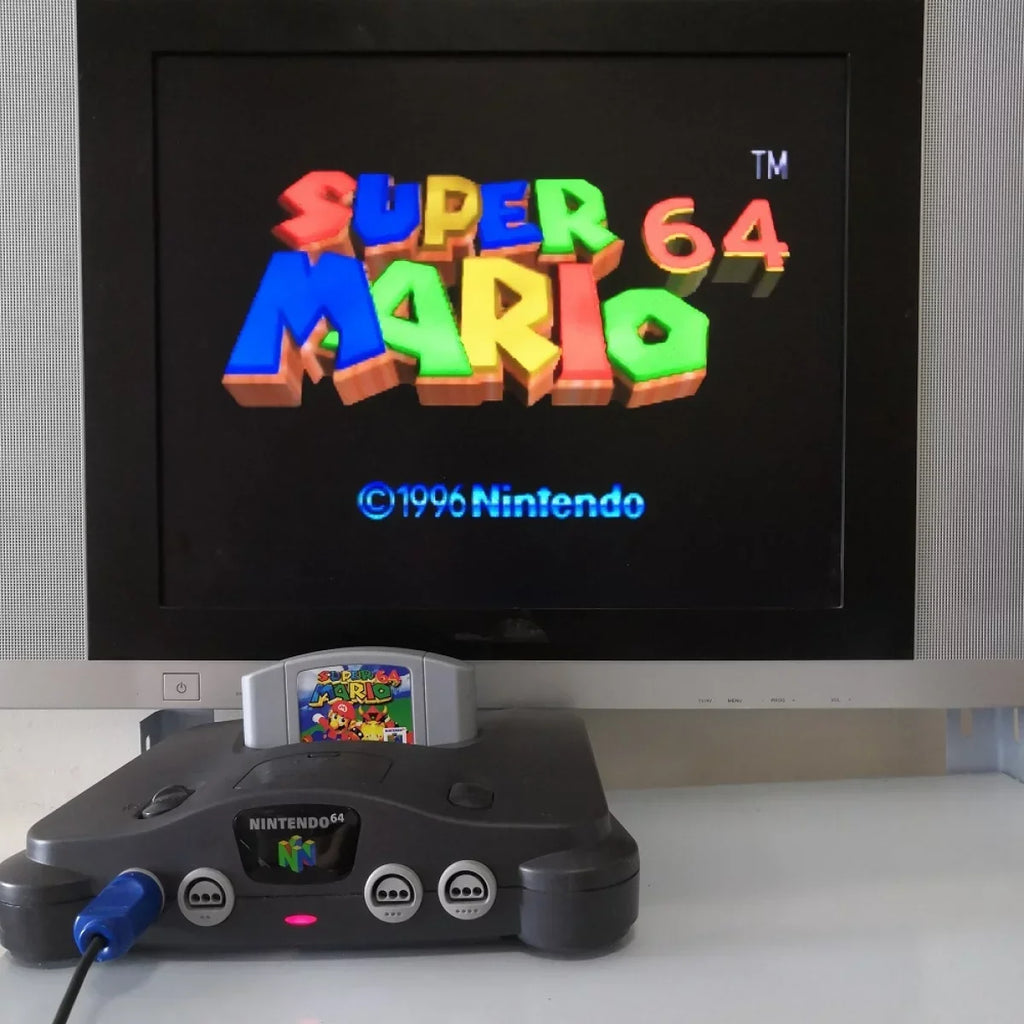 Mario Cartridge For Super Game Console Card Version- Video 64 US