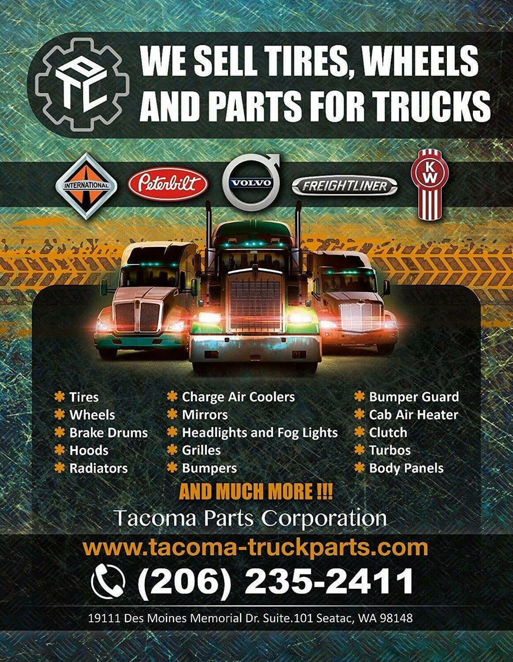 2x Set Fender Peterbilt Quarter 2x22 Kozak and 386 mounting Included Wipers Masks Windshield 24" Face For Semi Plus All x Stainless - Steel 579 Trucks 24" Hardware