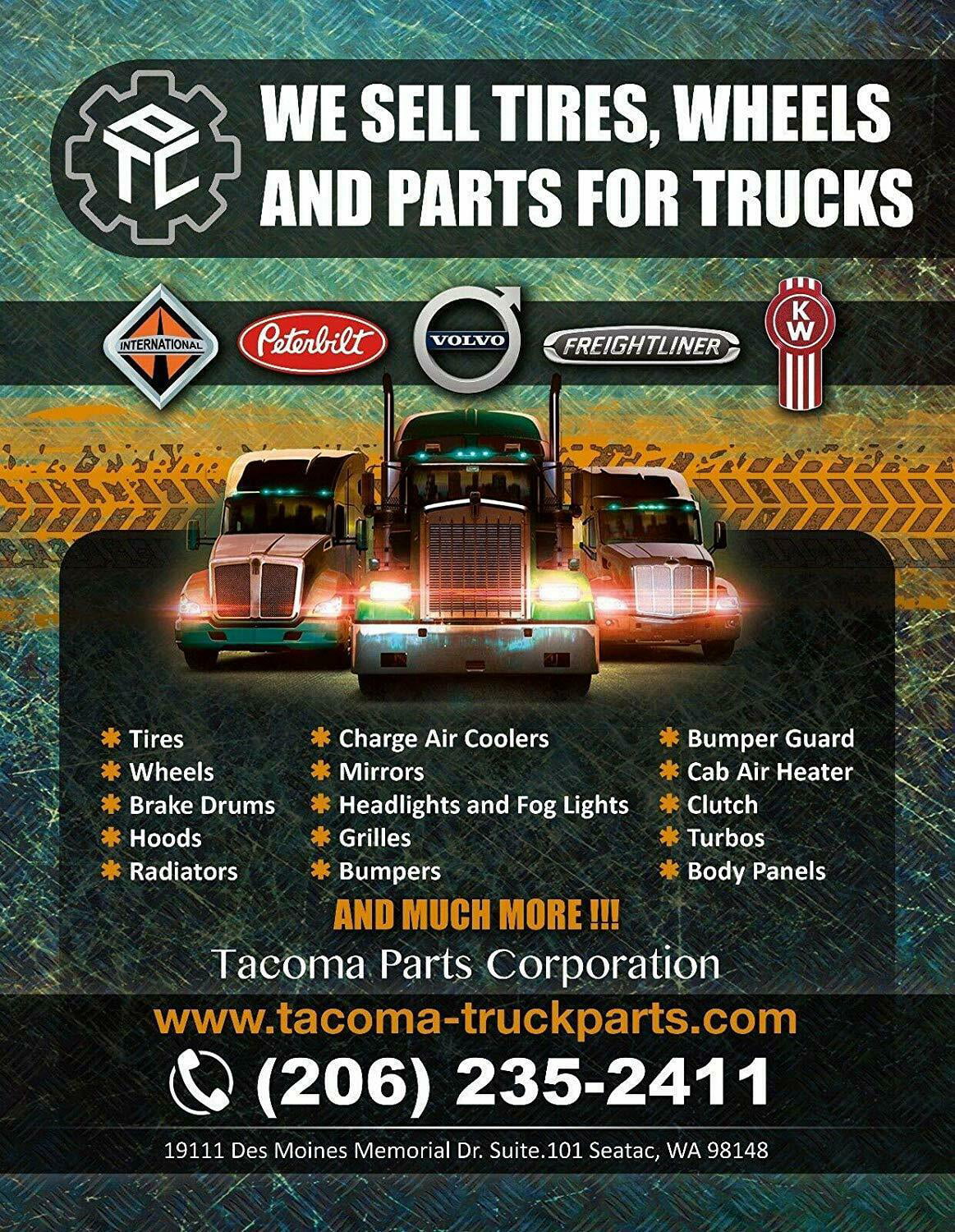 2x Set Fender Peterbilt Quarter 2x22 Kozak and 386 mounting Included Wipers Masks Windshield 24" Face For Semi Plus All x Stainless - Steel 579 Trucks 24" Hardware