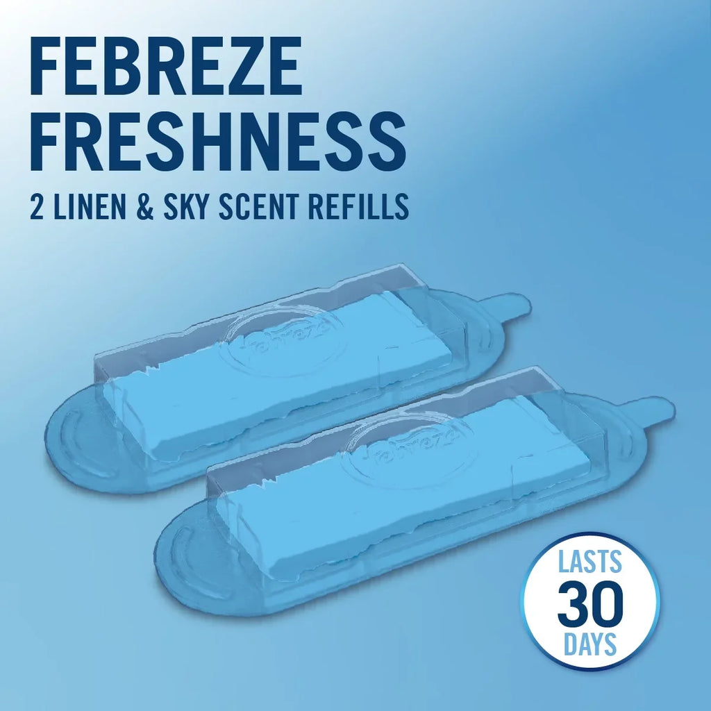 Pack 3 Febreze Bundle Sky and Linen Scent Cartridge, Value FRF102L