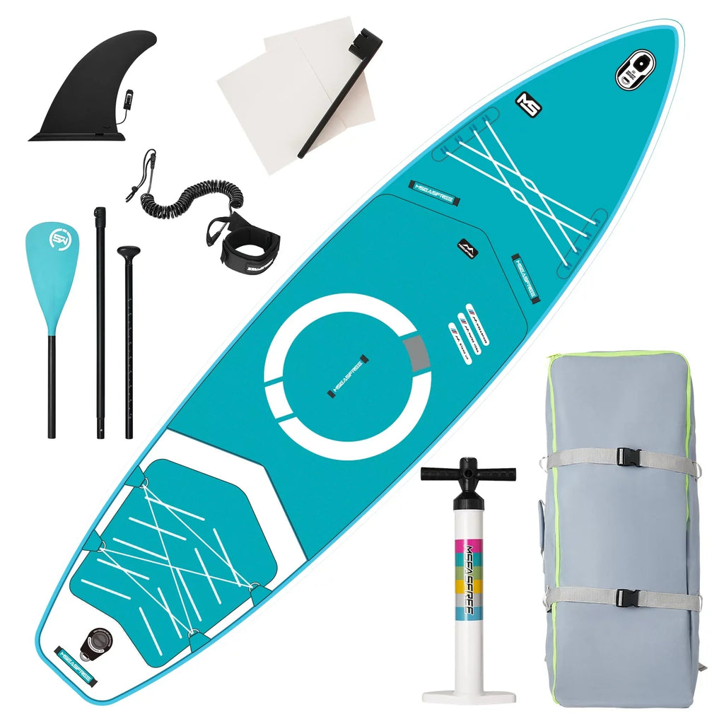 Up 11'x34"x6" Board With Inflatable Paddle Accessories Stand