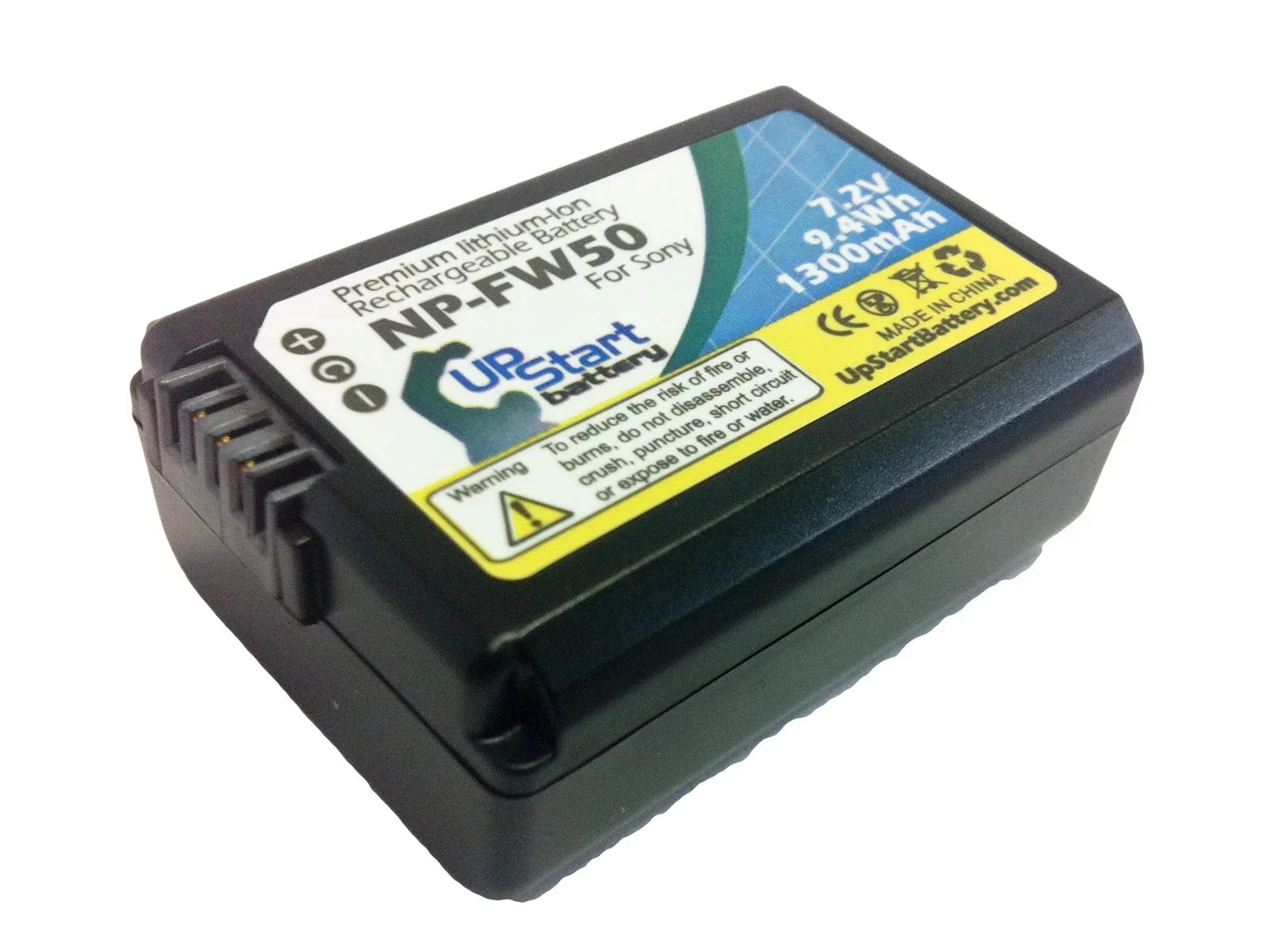 Lithium-Ion) (1300mAh, A3000 Alpha Camera NP-FW50 - Pack Sony - Digital Sony Replacement Battery Battery for 7.2V, 2x