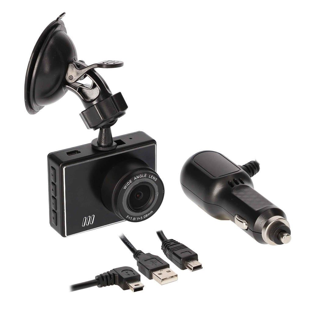 2" 1080P Camera Dash Suction w/ TE-DVR1080 Screen LCD iBeam Mount Windshield
