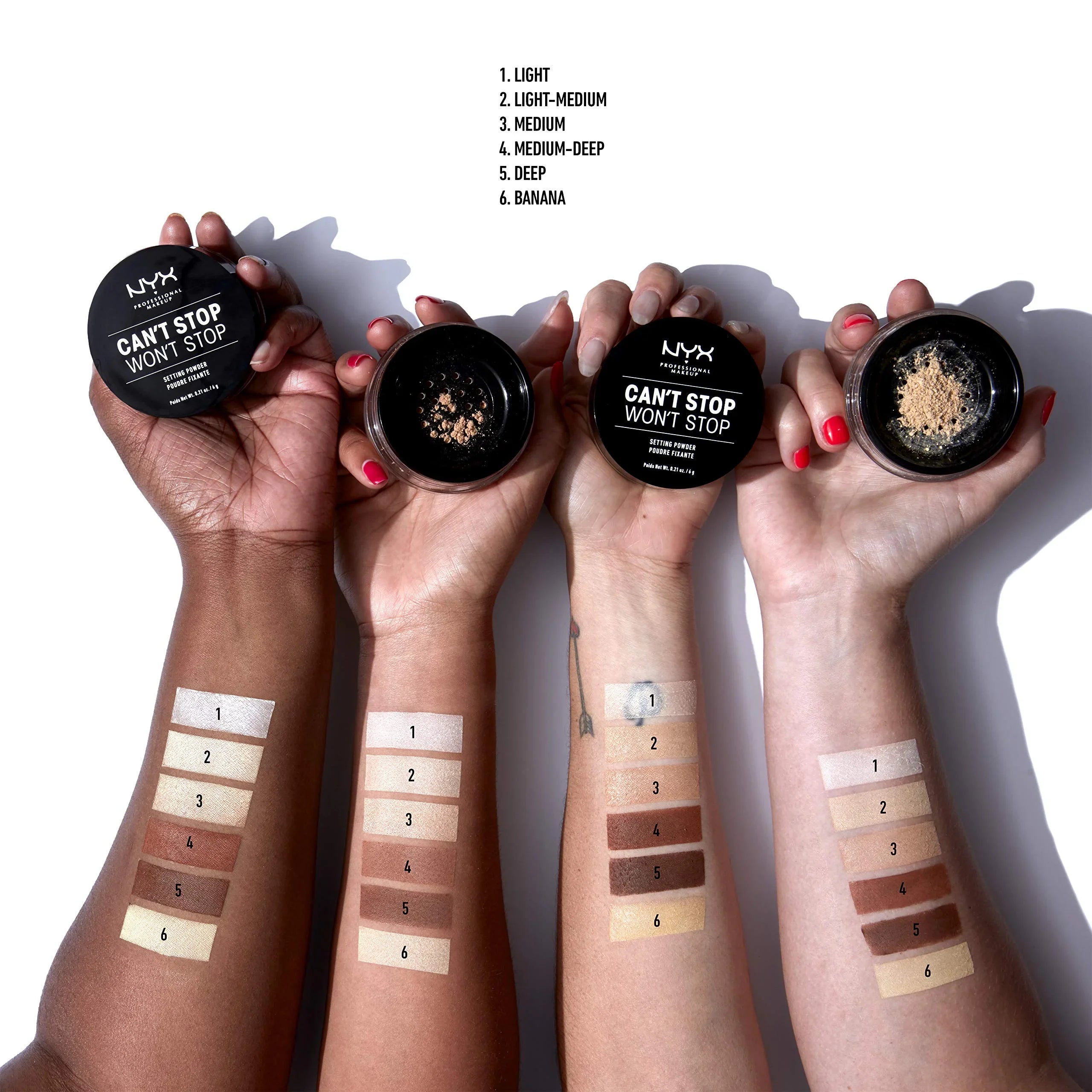Setting Medium Powder Professional - Nyx Makeup Tantalizingly Translucent Loose