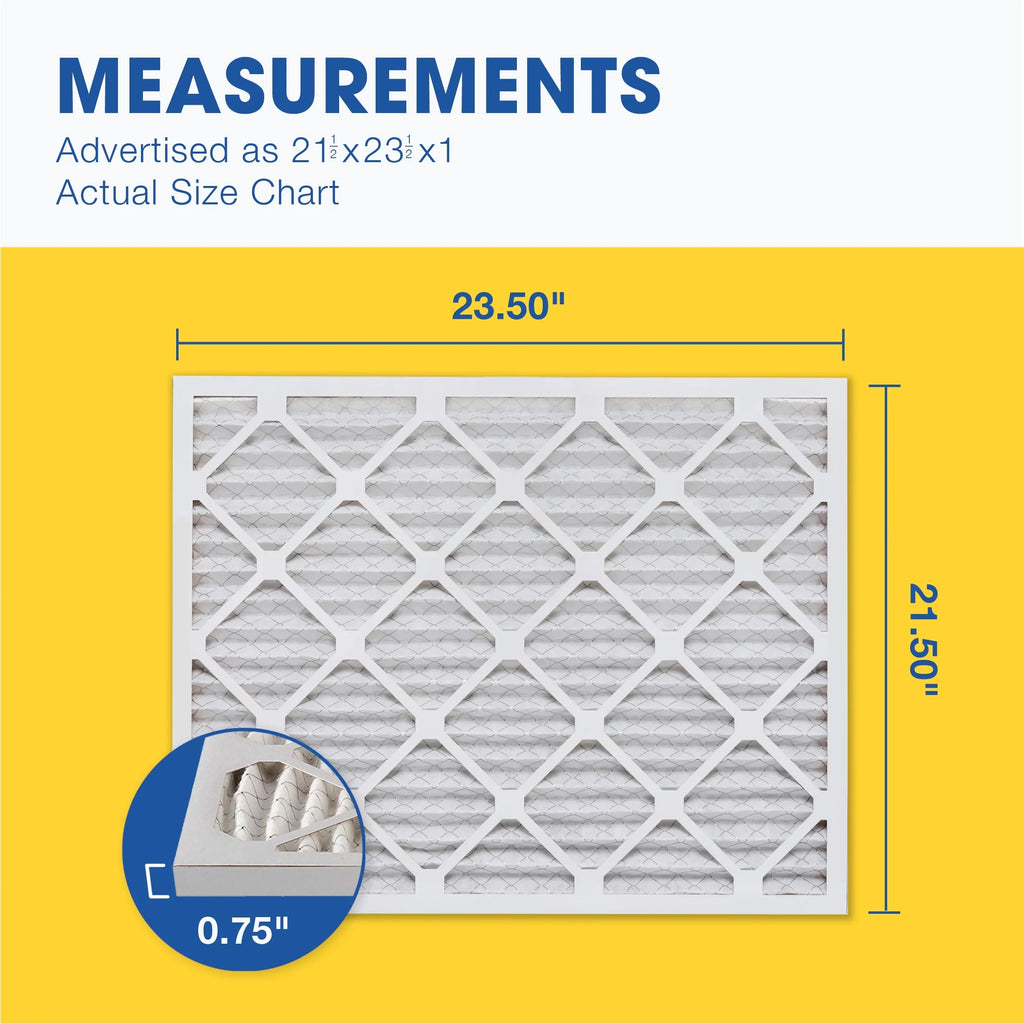 1 x 11 Air Air Pack 23 Filter, Pleated 6 Furnace MERV Filter, AC 1/2 Aerostar 21 1/2 x