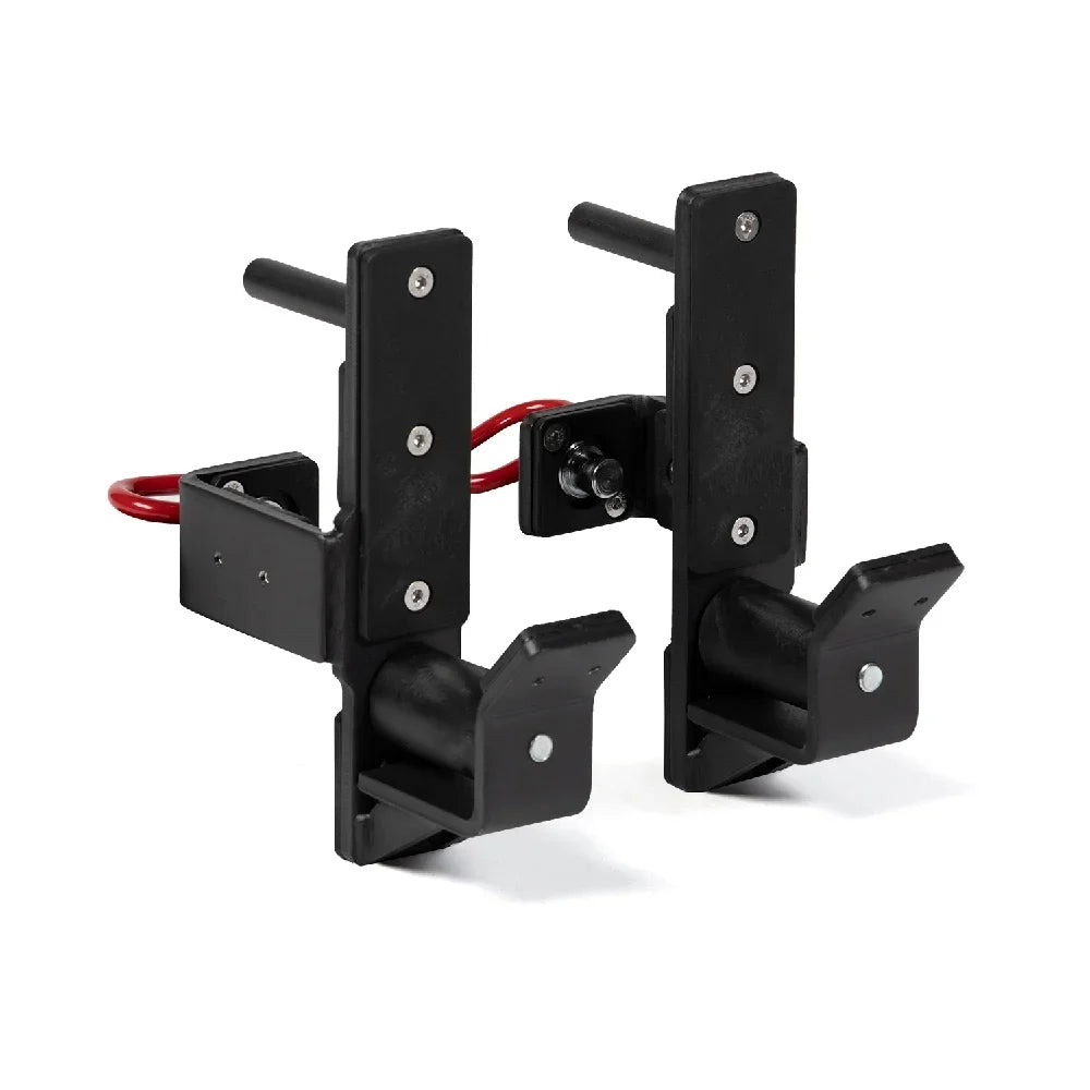 Titan Pair, Fitness Per Roller LB Attachment, T-3 Rated J-Hooks, 1,000 Smooth Power Series Barbell Rack Racking
