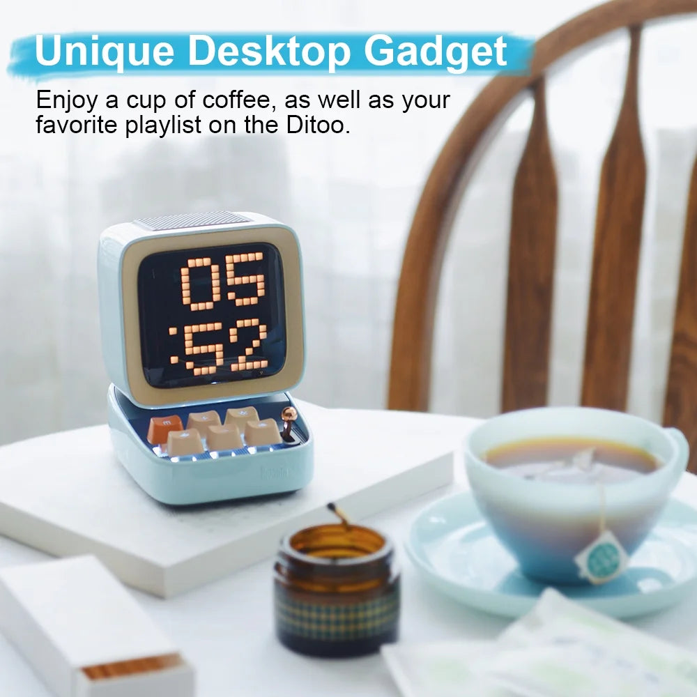 Speaker, Plus Pixel Divoom Blutooth Ditoo 10W, Blue Art