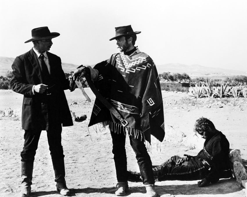 For More Poster Clint Gian Cleef Lee Maria Dollars Classic Volante Eastwood A Few Hollywood 24X36 Van