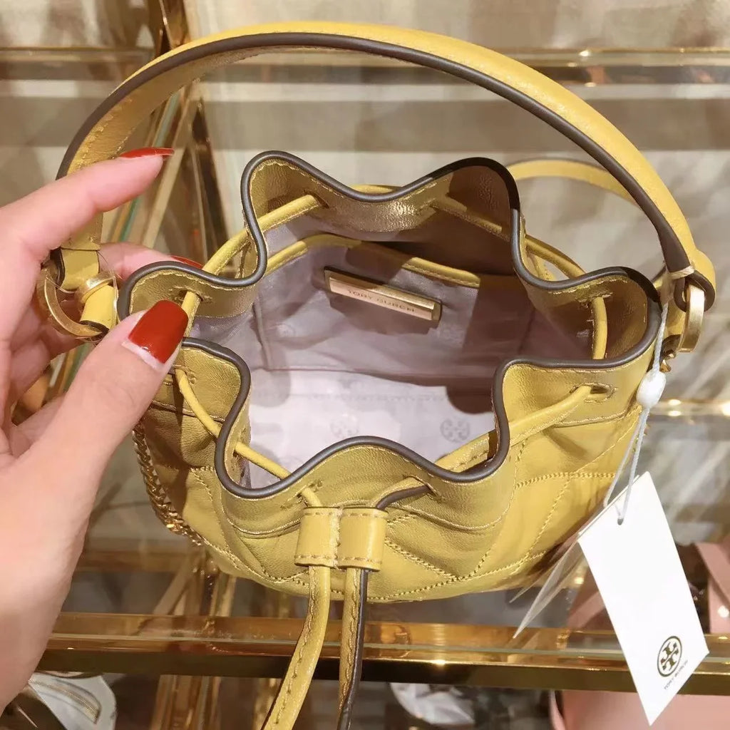 87869 Bag Bucket Willa Shoulder Drawstring 0422 Tory Sunset Golden Mini Burch