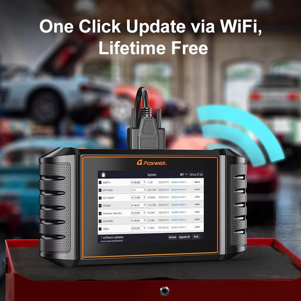 Full Elite Automotive Tool Code Bi-Directional Reset NT510 30 Scanner Acura for Honda Acura Control System NT710 for Scanner OBD2 JOBD Car Scan Reader Fits Honda Scanner Upgraded Services Fits Foxwell