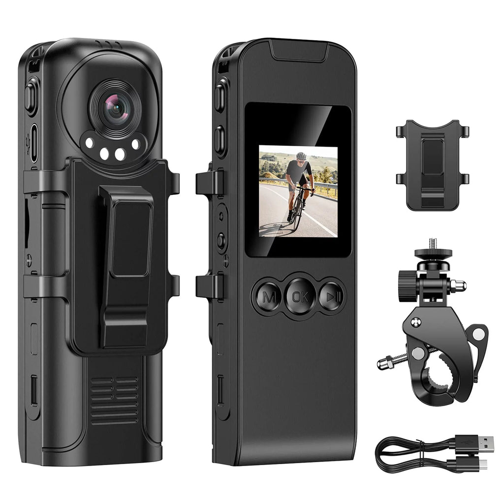 Video Worn Losfom and Recording 1296P with (Only Audio Body WiFi Camera) Camera Camera, Z02 Body