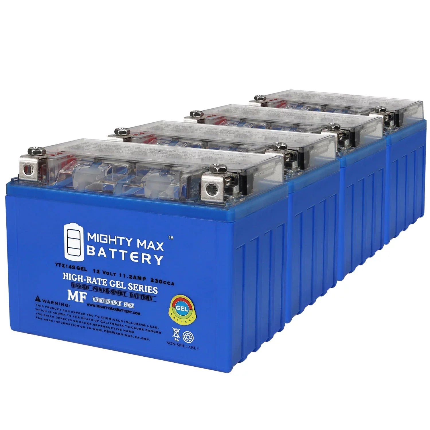 10-20 with / Aero C2Shadow - Pack 11.2AH Honda Replacement T750C Phantom 12V Battery YTZ14SGEL / compatible 4
