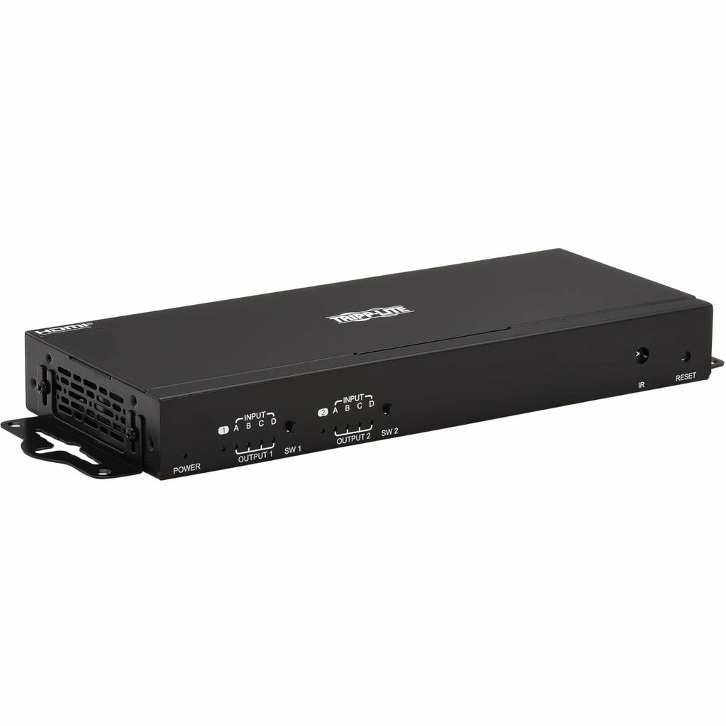 60 4x2 - 4K x HDR, with Signage, HDMI TAA 1080p2 4:4:4, Multi-Resolution Lite 4K Blu-ray Support, and Hz, Computer, Remote - Display, - x Control 2160 Digital Matrix 2 - Switch/Splitter Tripp ... 3840