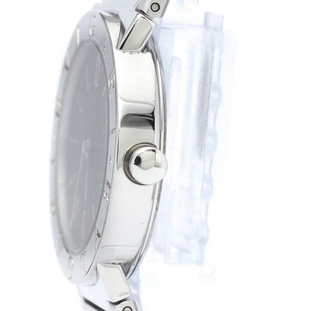 Steel Unisex Bvlgari BB30SSD (Good) BVLGARI Quartz Polished Watch Pre-Owned BF565431 Bvlgari