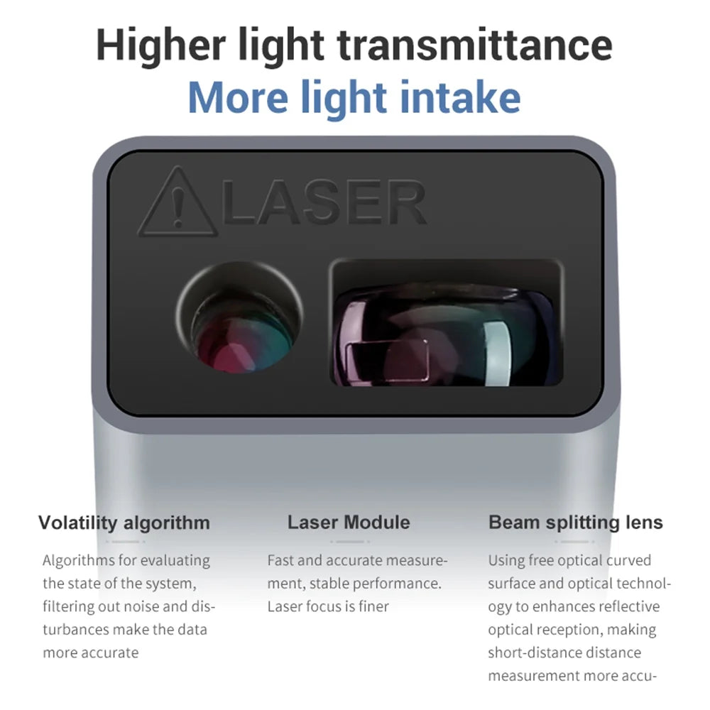 30M Digital Rechargeable Rangefinder Intelligent Intelligent Rangefinder Handheld Rangefinder USB Lepmerk