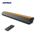 AUX Bluetooth TV 3 4 Optical 110dB HDMI-ARC, S03PRO 60W Home Audio AIYIMA System Connection, Theater Surround with USB Soundbar Bar 28-Inch Speakers, 5.0, Soundbar EQs, Coaxial for Sound