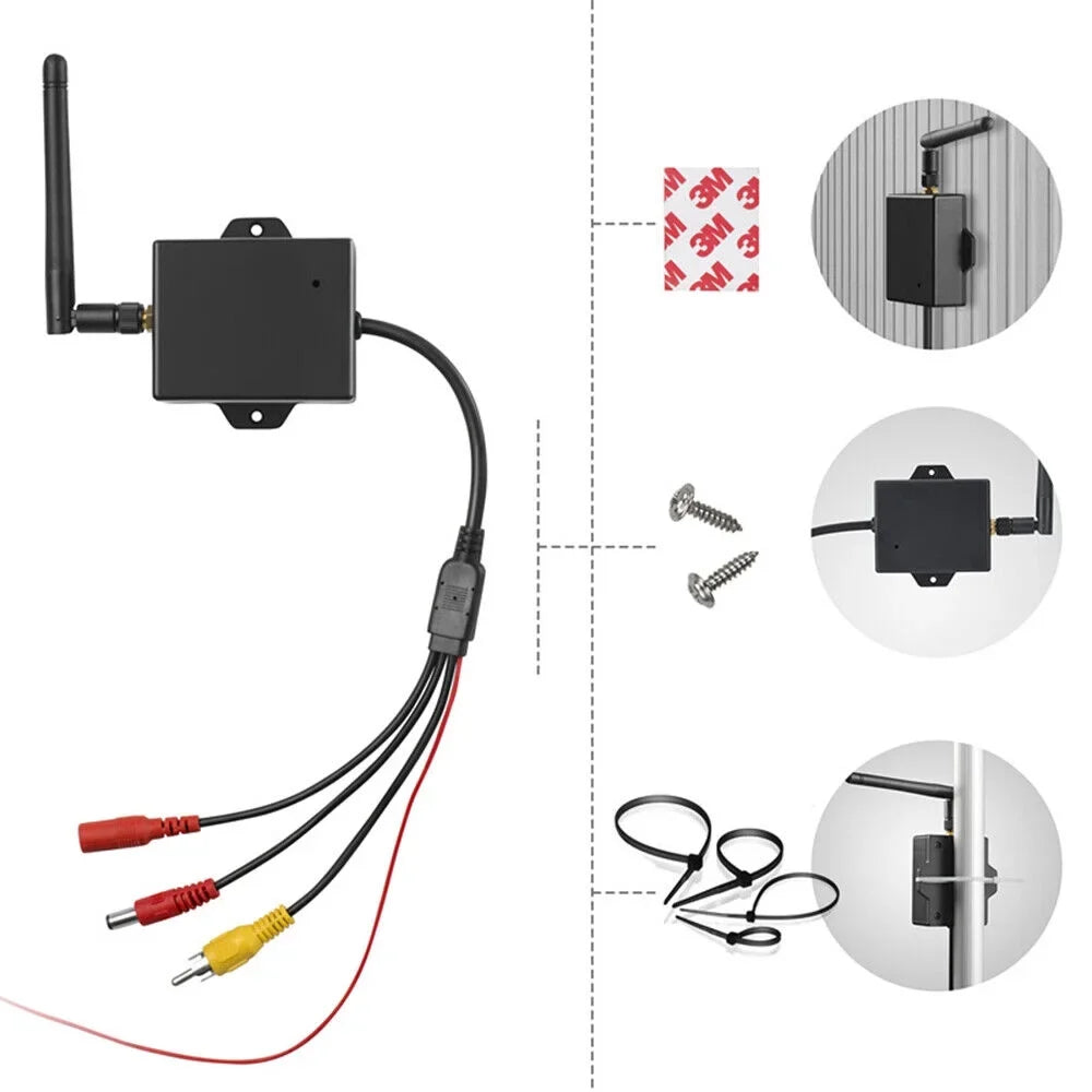 Car Wireless Reversing Stable Easy View Camera Rear Signal, - AV Wifi 50m - Module Camera for to Ideal Transmitter Range