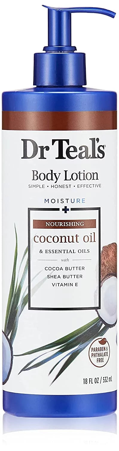 Body Plus Oil, Moisture Dr 18 Nourishing Oz, 3 Lotion, Teals Coconut Pack