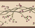 7 Deco on Peel Sepia Border Retro Red, Wallpaper Winterberries and Stick x ft 15 - Vine, in Dundee