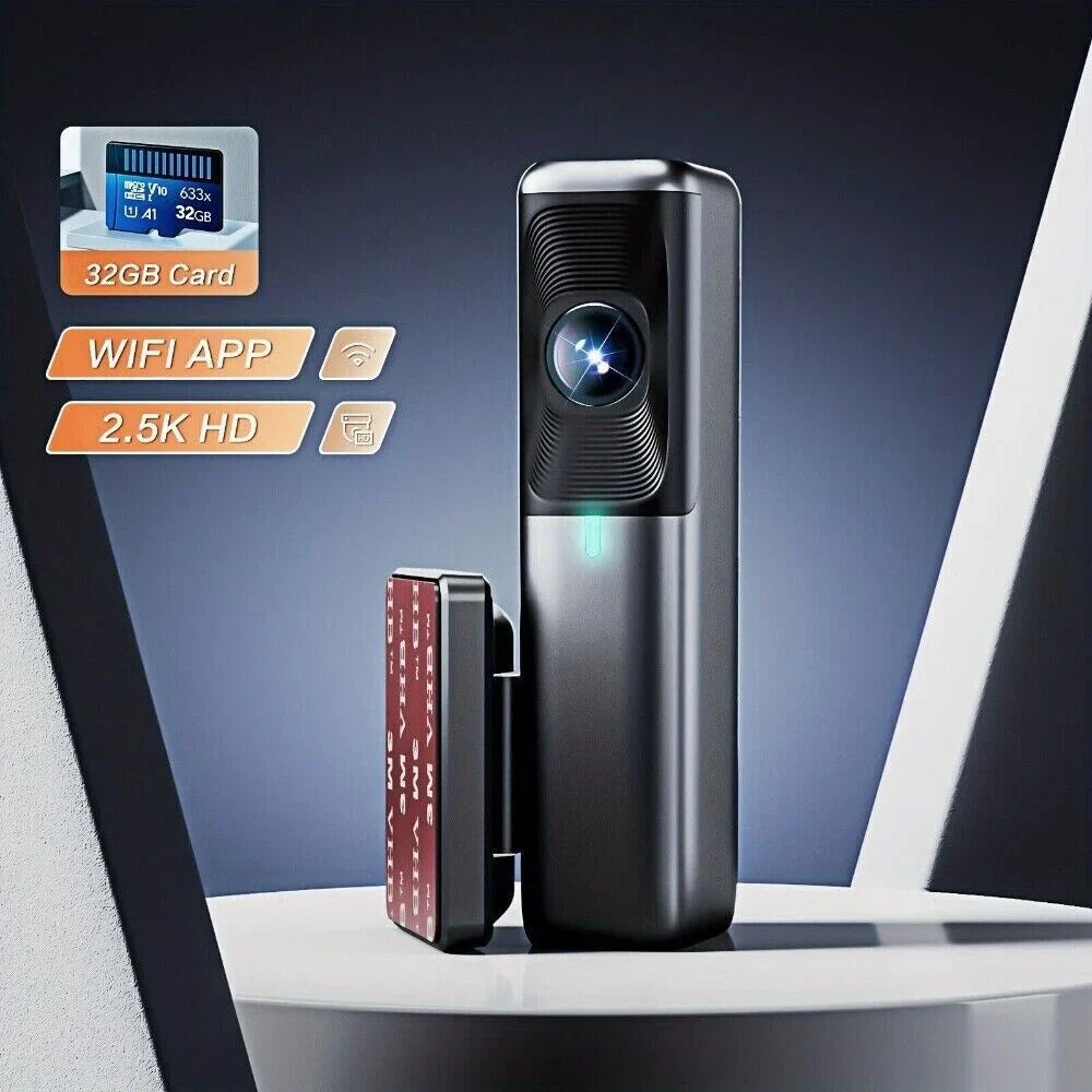 Max, 128GB for 32G Vision, Free Loop Car Night Recording, Support 2.5K G-Sensor, WiFi Cars Dash Camera Dash VVCAR Cam 1440P Card,