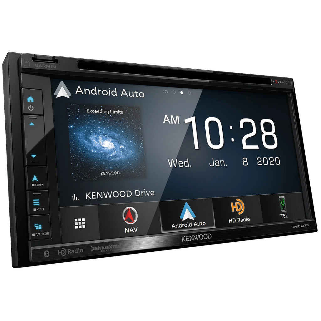 Receiver with with View DNX697S Rear Multi-Angle Mounting Camera License Plate Kenwood Navigation CMOS-320LP