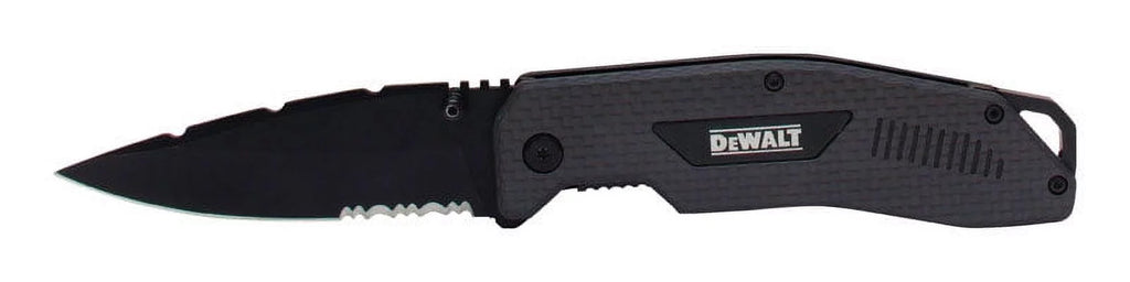 Pocket Black/Gray Folding 8" 1 DeWalt Knife pc.