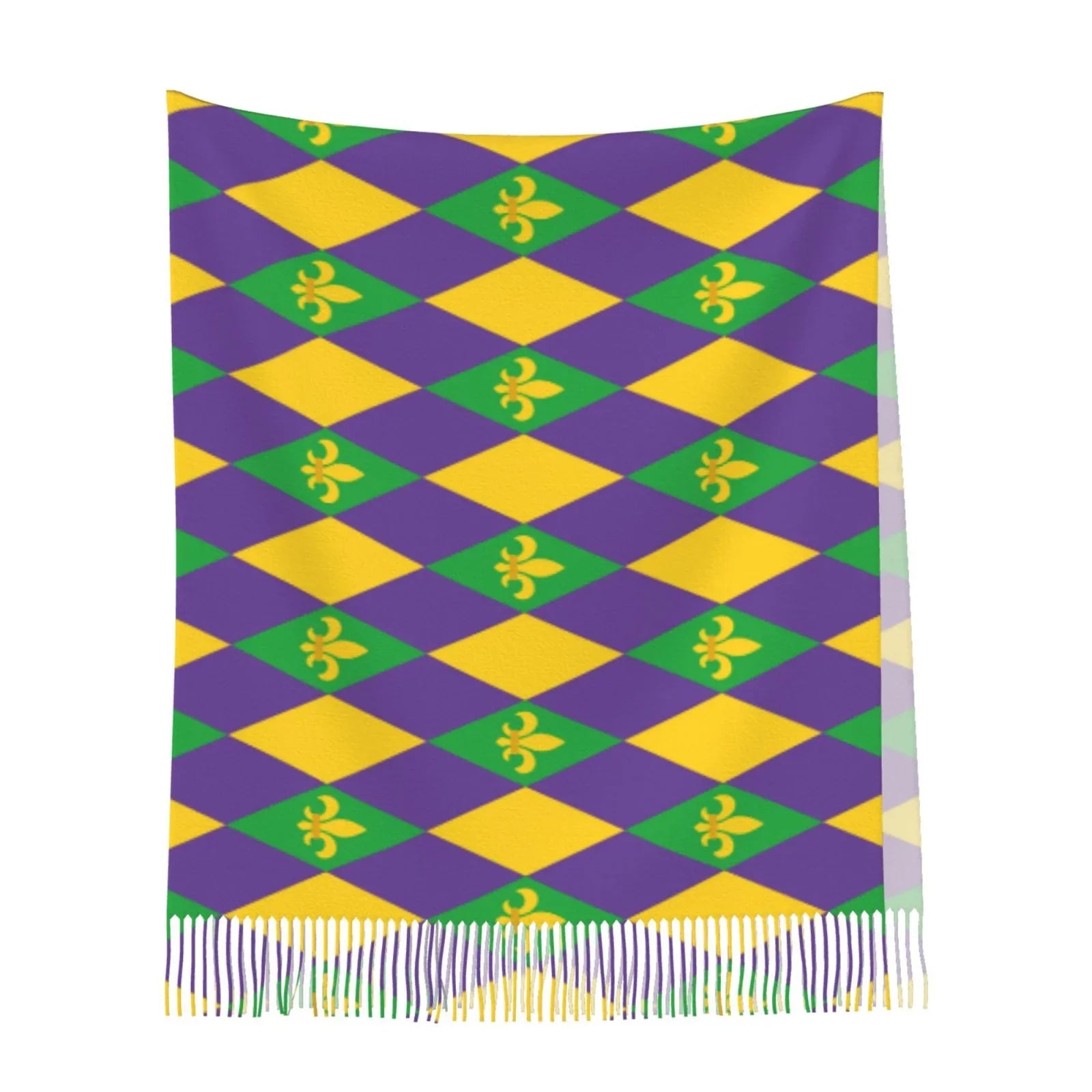 Women Scarves Feel Cashmere Bingfone Winter Gras Gifts- Warm Print Large Soft Mardi Scarf For Art Wrap Elegant Shawl