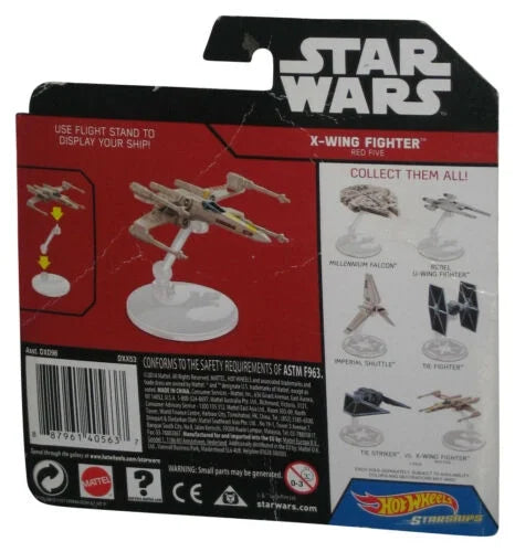 Starships Wars Fighter Red X-Wing Rogue Star Wheels Hot Toy (2014) One Five