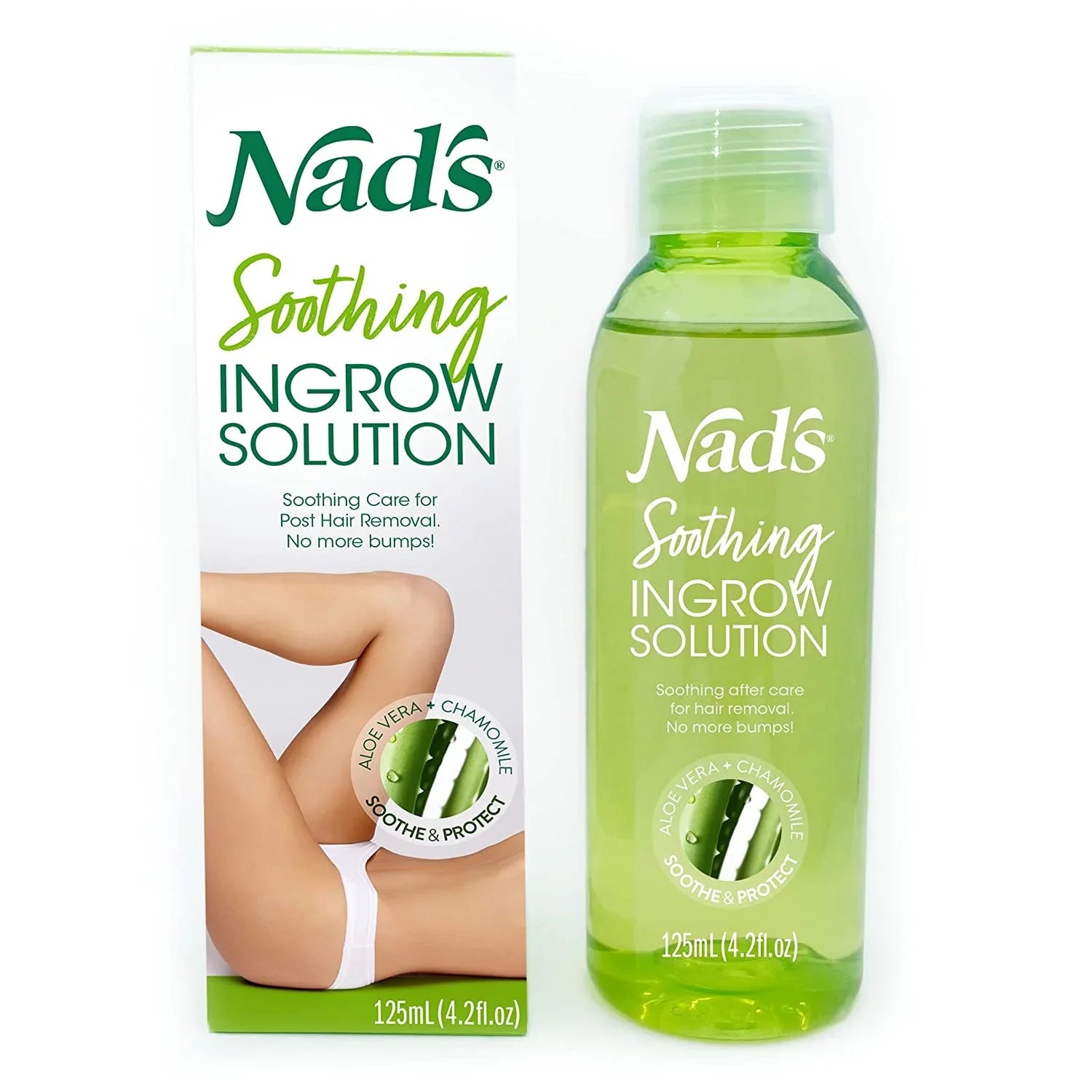 Treatment Burn After Razor Serum & Hair Men ml) Waxing, Ingrown Razor & Use (125 4.2 Women Treatment Solution For - oz Shave, Bumps Nad's Cream