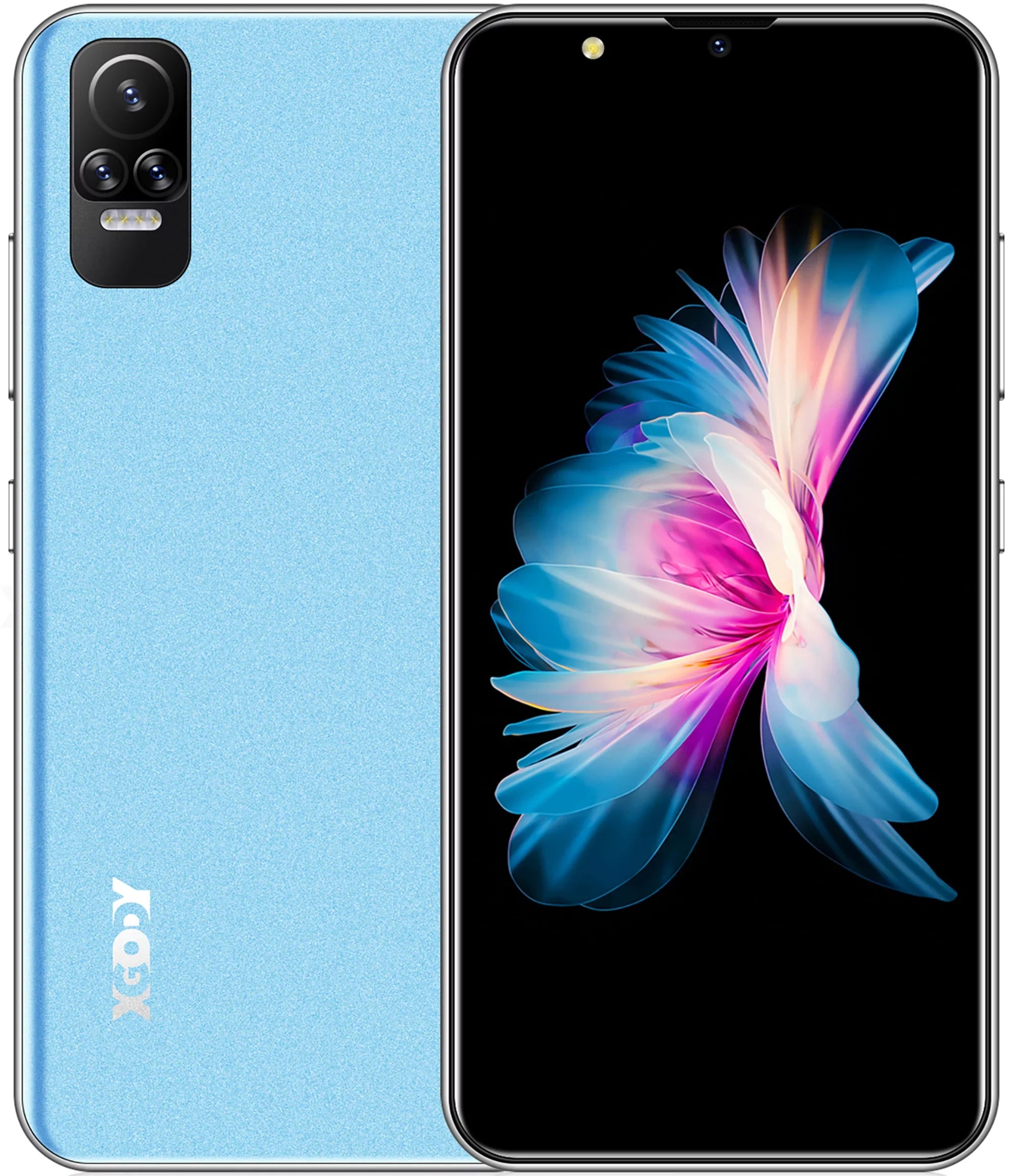 OS GB 5 Face Smartphones ing Refurbished Inch 2 10.0 Megapixels Cell XGODY-V40 Xgody Blue (MP) 4G Phones V40 6.1 Android