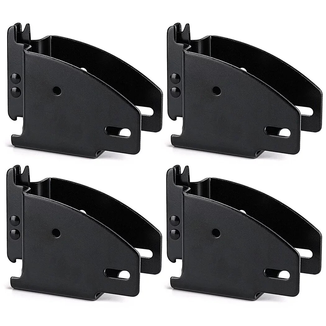 Vans Trailers, Lumber Track 4PCS Wood Cargo Cargo Track Accessories, for Brackets E Trucks, RVs, Beam E Fittings, Tie Down Wood Socket Storage Beam Brackets,