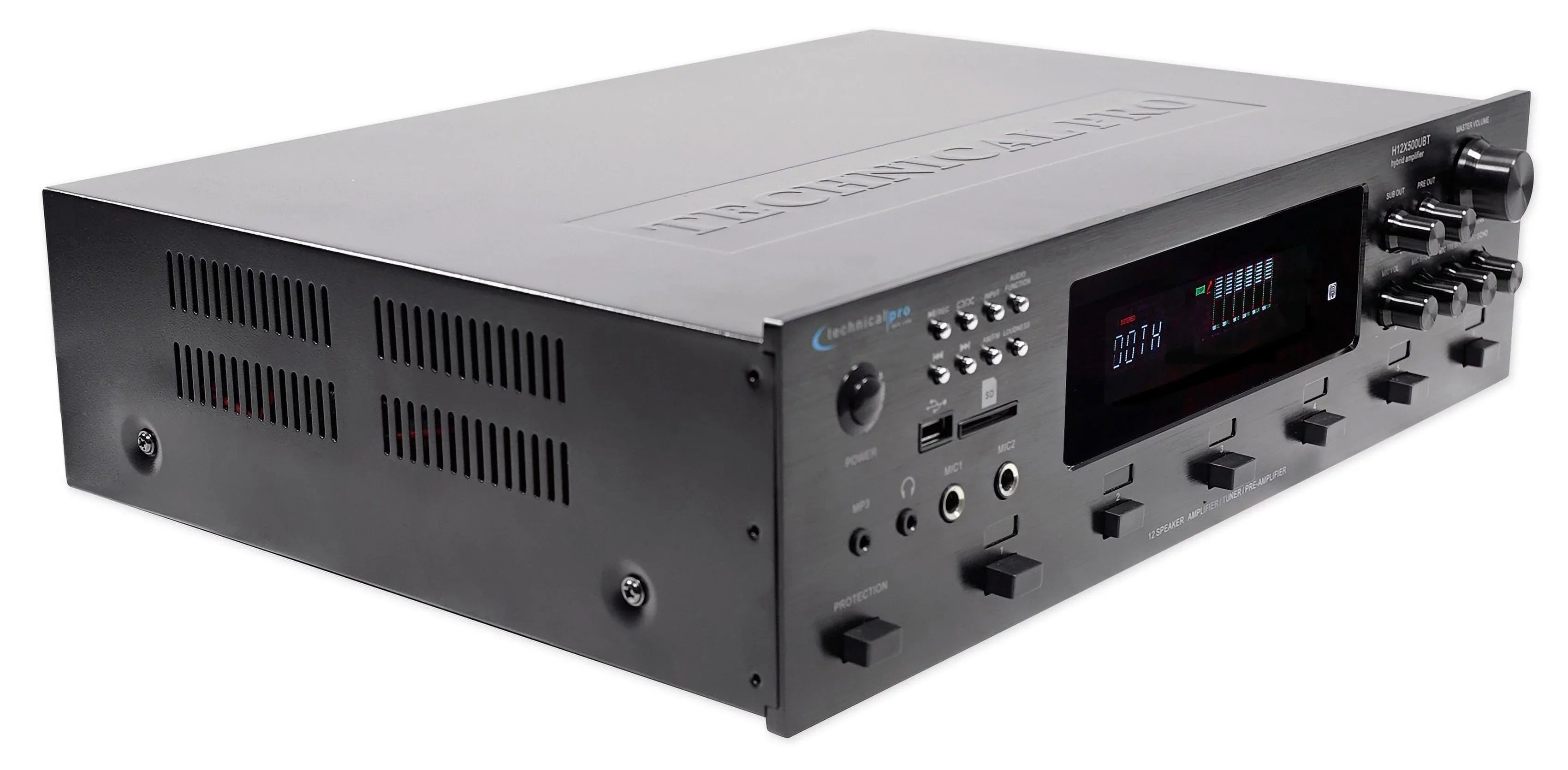 Bluetooth Wall Pro 6-Zone Theater Home 6000w Speakers Receiver+(6) Technical