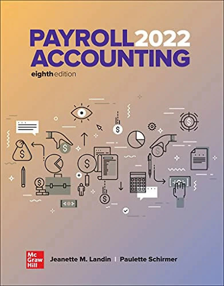 Payroll Paperback 2022 Accounting Pre-Owned