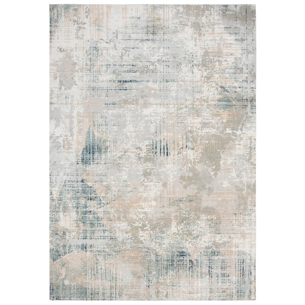Decor Alora /Ivory Area 7'10"x9'10" Power-Loomed / Gray Glamour Gray / Ivory Rug