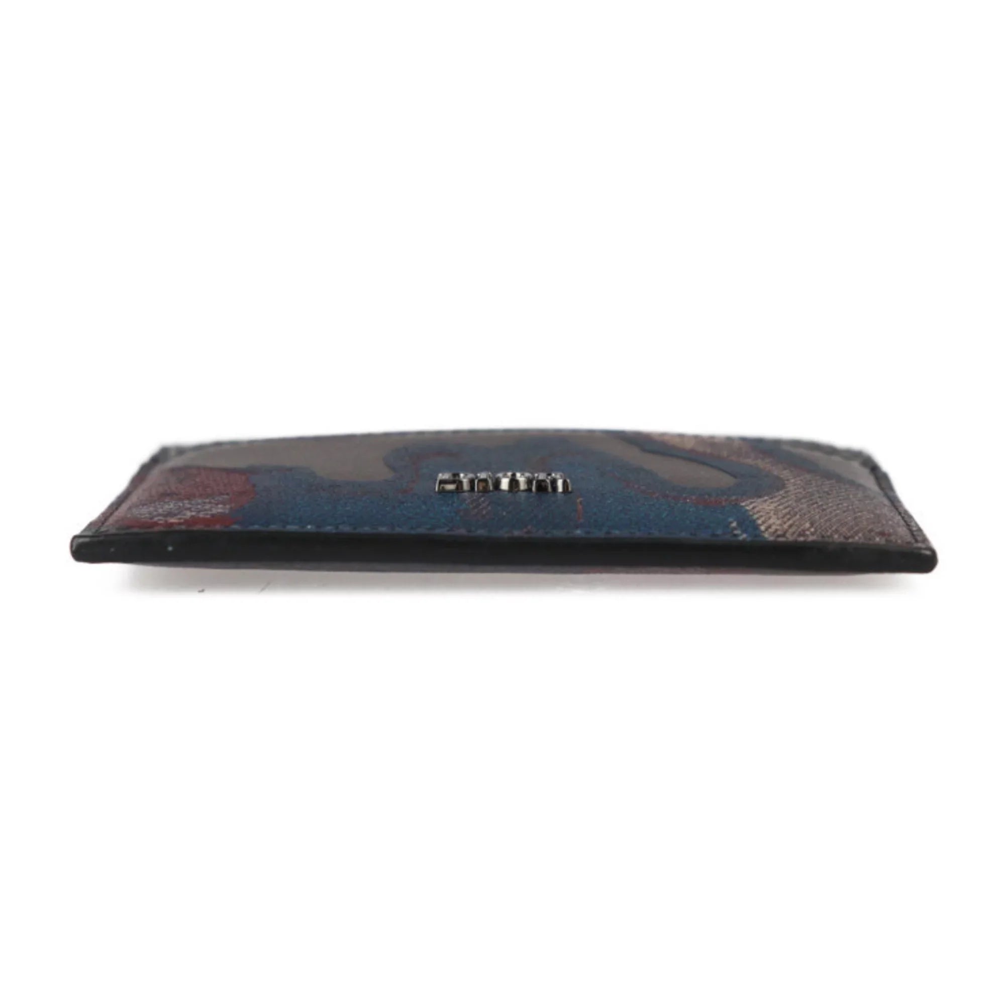Multicolor Leather Brown New) Series Camouflage Card Christian Pattern Pre-Owned Dior Calf Dior Holder (Like Case Marron Business 2ESCH135UCN