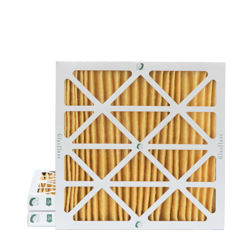 18x18x2 Glasfloss. 3 x by x Pleated Actual 1-3/4 Filters Inch 11 Size: 17-1/2 of 2" MERV 17-1/2 Pack Air