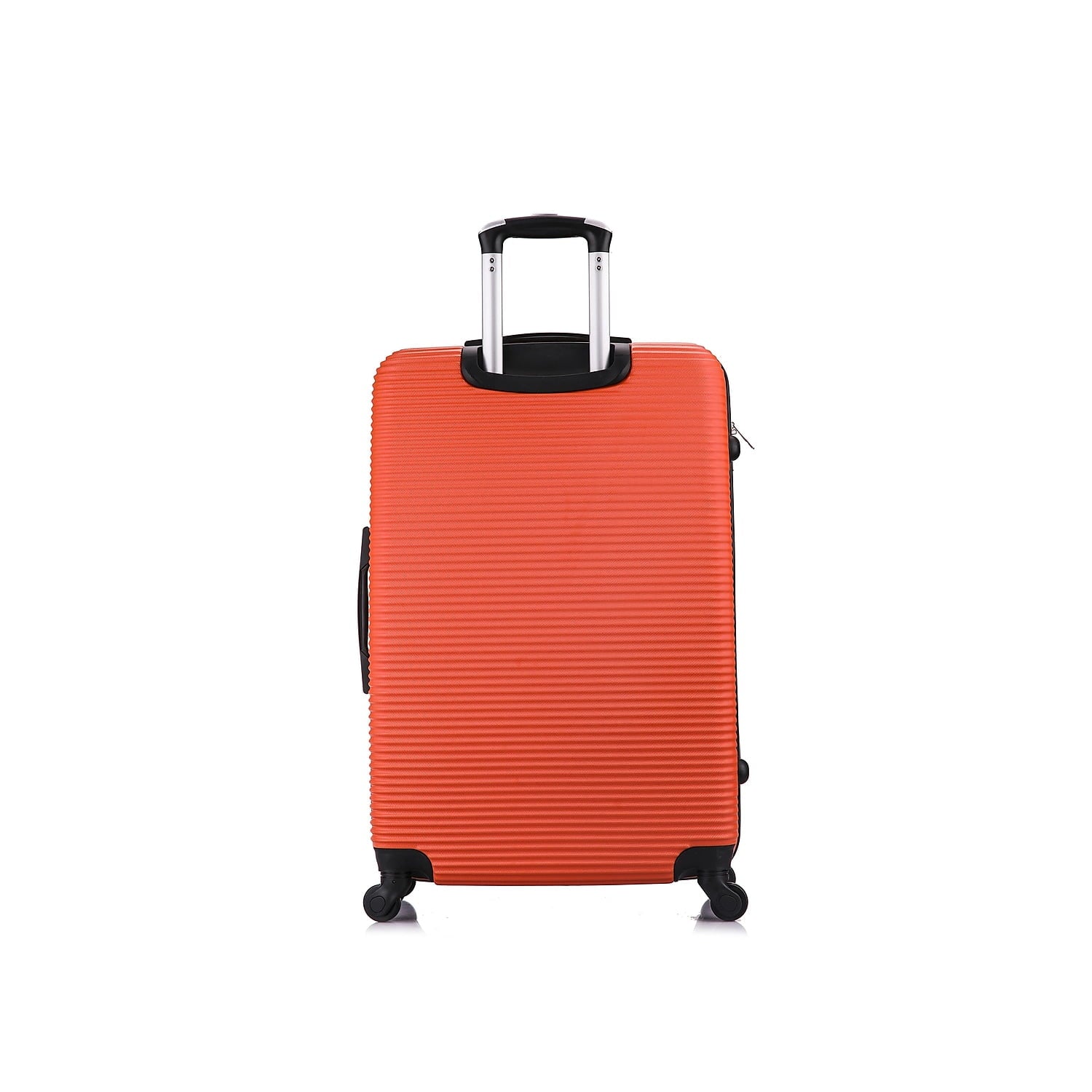 Orange Royal 4-Wheel Luggage InUSA Large (IUROY00L-ORG) Plastic Spinner