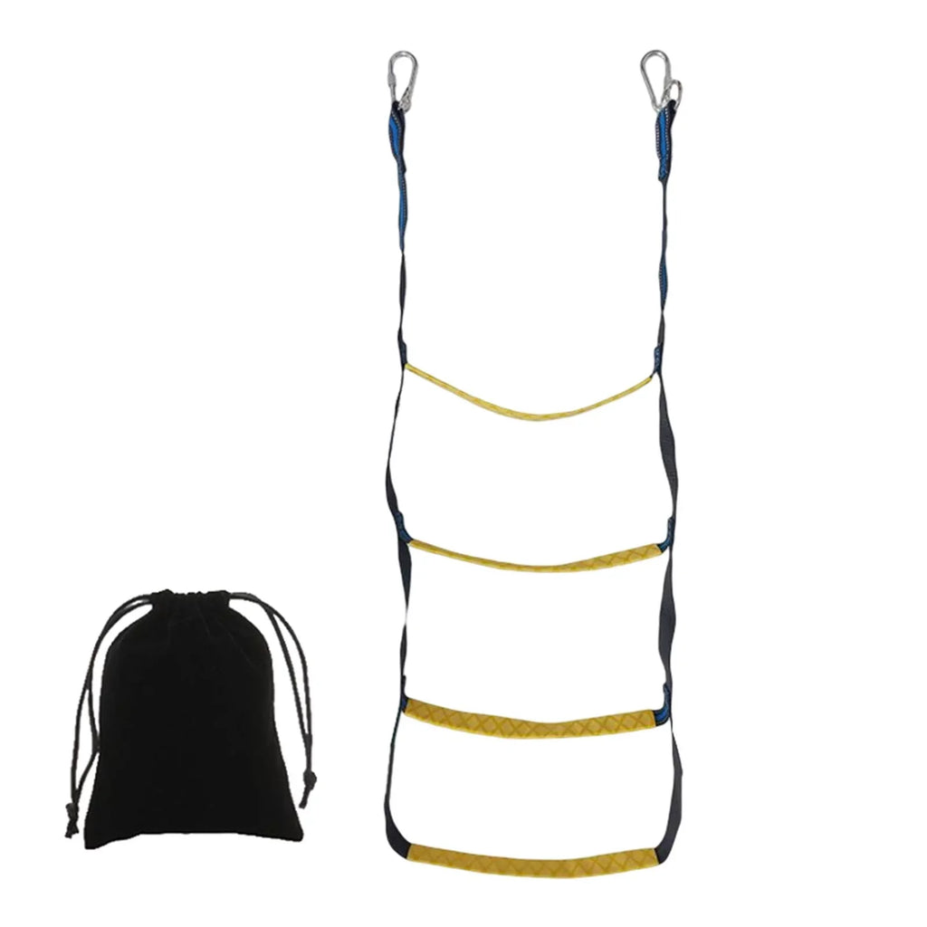 Portable Rope Ladder Jet Ladder Strength Fishing Boat Ladder Steps for Rope 400lbs 4 Boat Boat Ladder Skis Sailboat Boarding Inflatable Inflatable