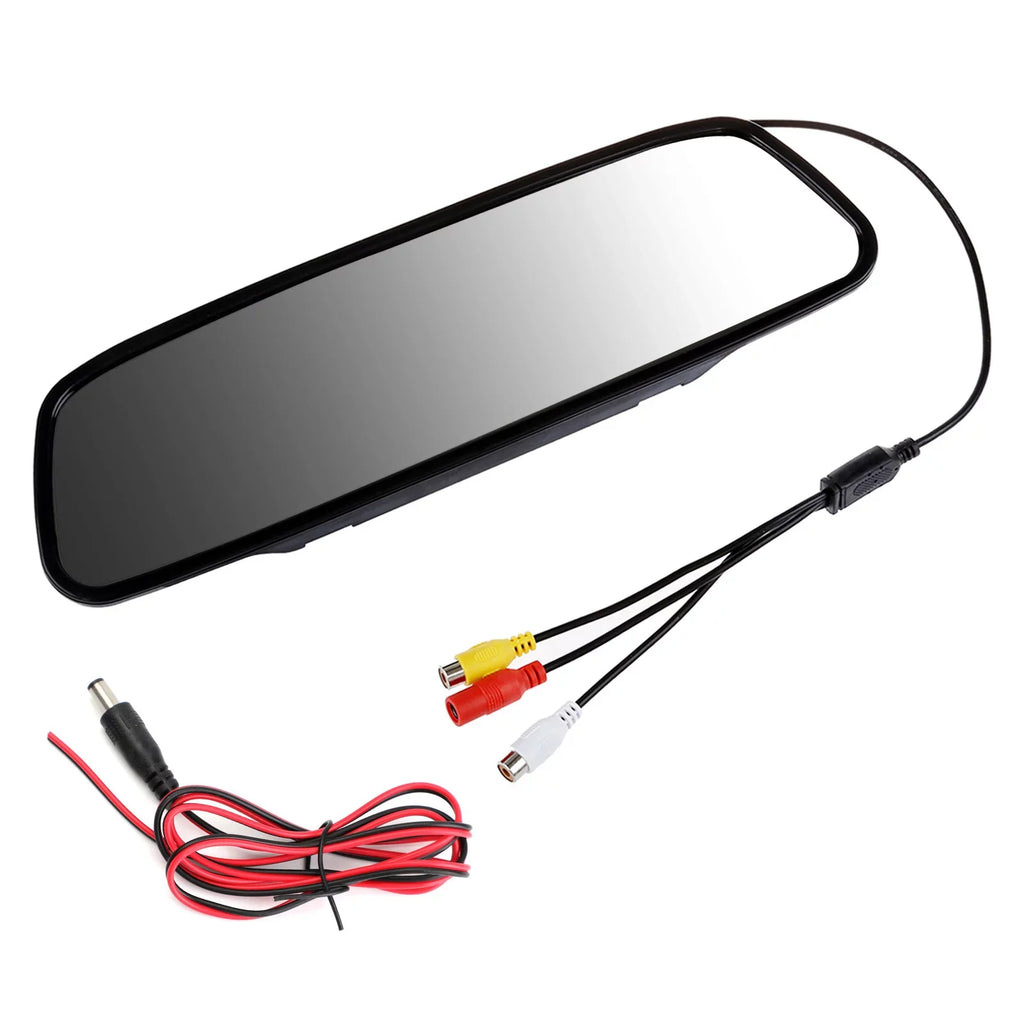 Vehicle Car Mad 5.0" Universal Camera Hornets 170 TFT 2-DAY System Monitor Kit Mirror LCD +