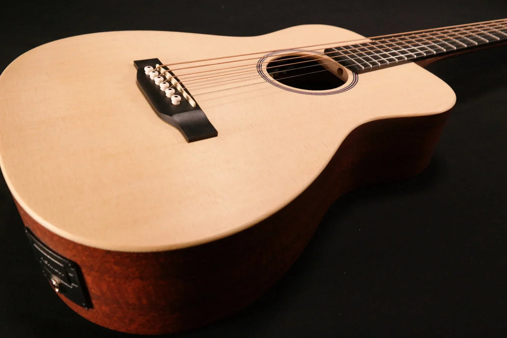 Martin Sitka HPL w/Gig Solid Acoustic/Electric Little Martin Bag LX1E Spruce/Mahogany 838