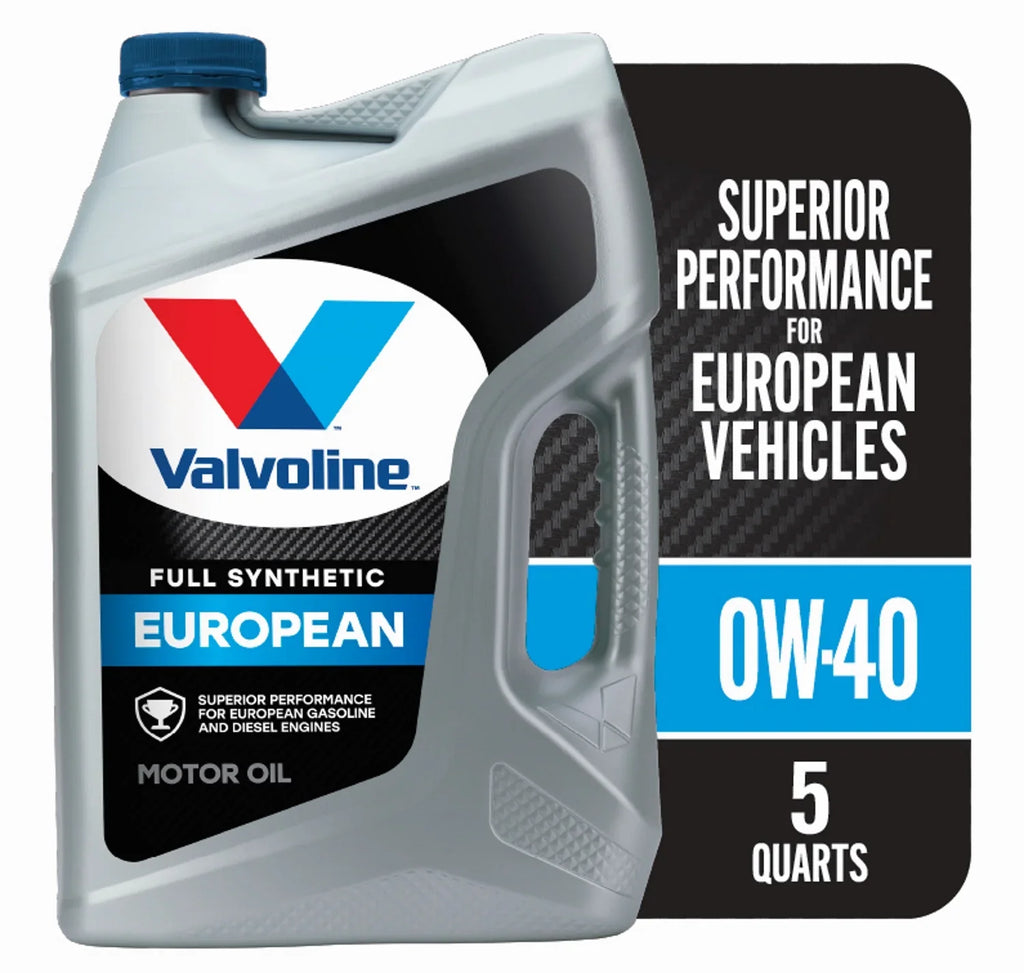 5 Vehicle Oil Motor 0W-40 Full QT Valvoline Synthetic European