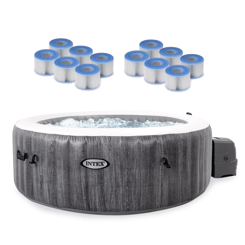 Cartridges Spa Filter Jet PureSpa Inflatable w/ Hot Tub Greywood Intex Plus