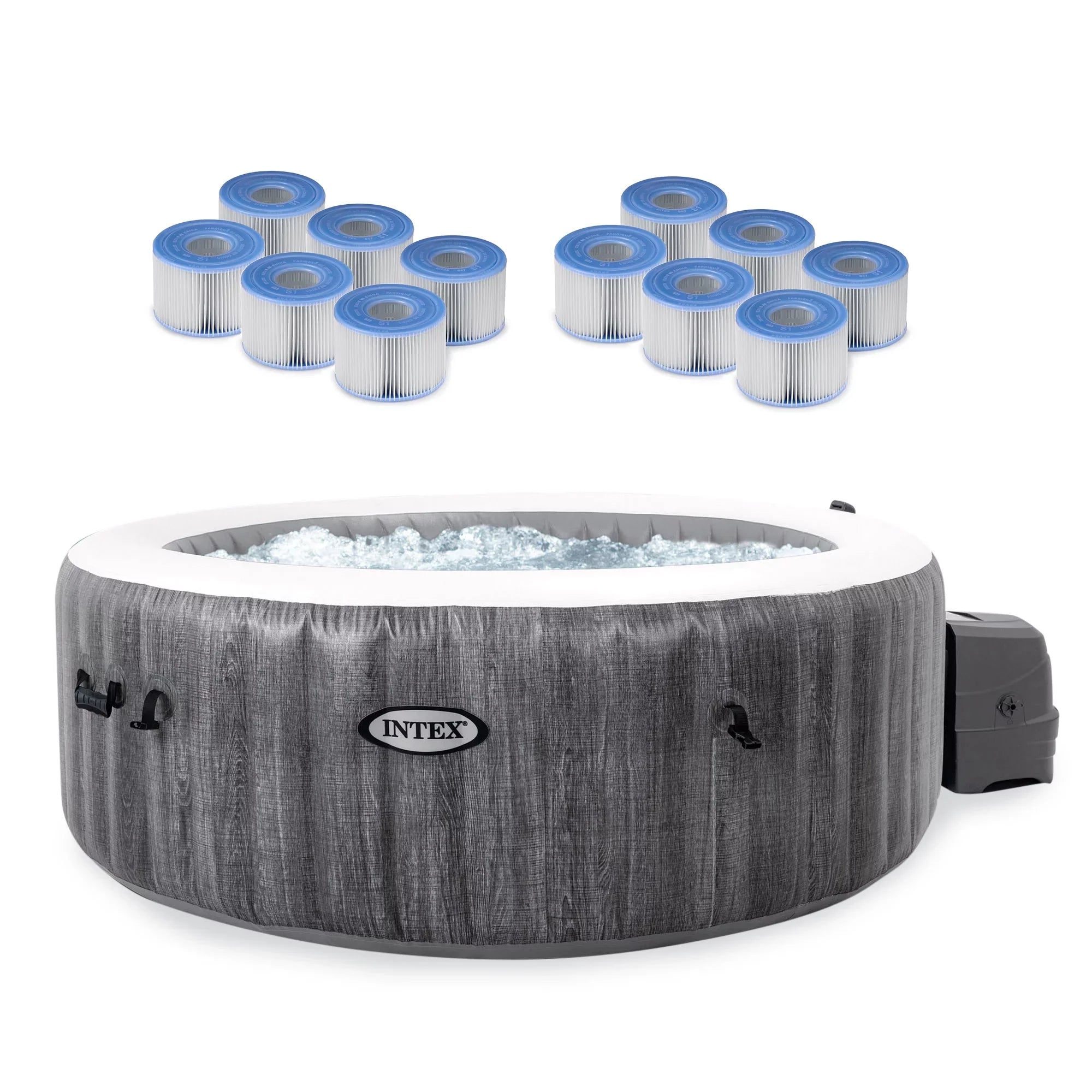 Cartridges Spa Filter Jet PureSpa Inflatable w/ Hot Tub Greywood Intex Plus