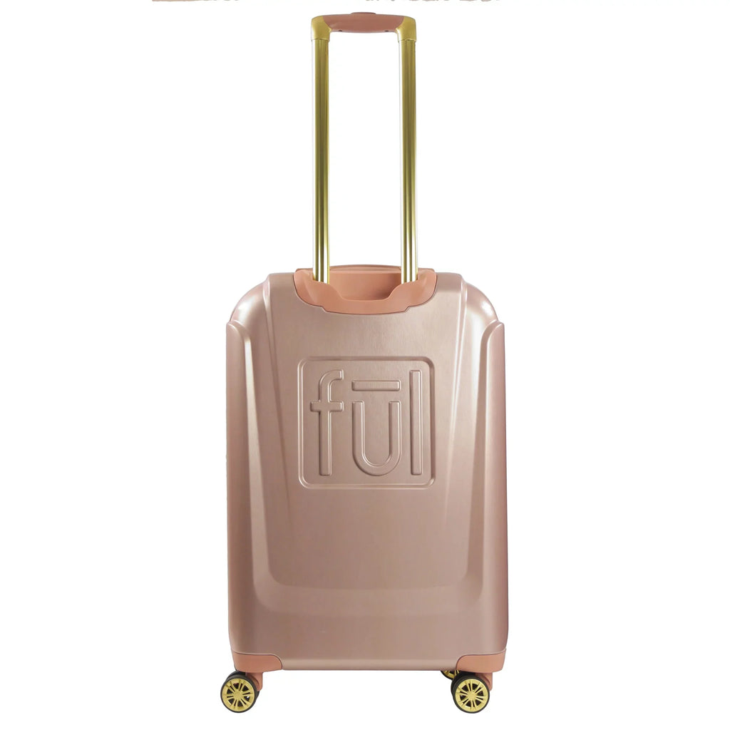 Disney Hardshell Molded Rolling Mouse Wheels, Luggage, Inch 25 Suitcase Gold with Minnie Rose