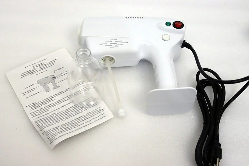 Sprayer Fogger Gun Blue Atomizing Nano Smart Disinfectant Light Disinfection 1200W Steam Sprayer