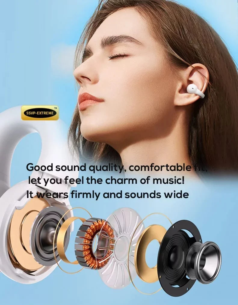 Ear-Clip Charging for 3 Hands-free 3 Compatible With Pro TWS Case Headset Wireless - Phone True DuraForce Model Kyocera DuraForce (2023) Earbuds Stereo Bluetooth Mic N8O Pro Earphones
